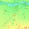 Cervesina topographic map, elevation, terrain