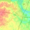 Roanoke Rapids topographic map, elevation, terrain