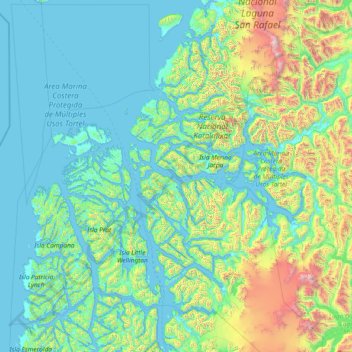 Tortel topographic map, elevation, terrain