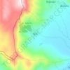 Zrze topographic map, elevation, terrain