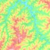 Ibiporanga topographic map, elevation, terrain