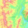 罗塔坪乡 topographic map, elevation, terrain
