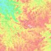 Desterro de Entre Rios topographic map, elevation, terrain