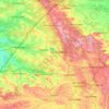 Яворовский район topographic map, elevation, terrain