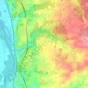 Cours topographic map, elevation, terrain