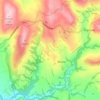 Wincle topographic map, elevation, terrain