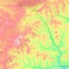 博克图镇 topographic map, elevation, terrain