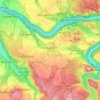 Struppen topographic map, elevation, terrain