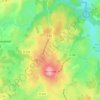 Herment topographic map, elevation, terrain