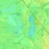 Malchow topographic map, elevation, terrain