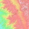 Huaraz topographic map, elevation, terrain