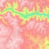 Vilcanchos topographic map, elevation, terrain