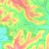 Toller Porcorum topographic map, elevation, terrain