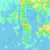 Mariehamn topographic map, elevation, terrain
