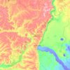 伏尔加格勒州 topographic map, elevation, terrain