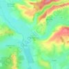Brieulles-sur-Bar topographic map, elevation, terrain