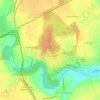 Courtalain topographic map, elevation, terrain