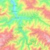 Huayopata topographic map, elevation, terrain