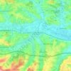 Schwindegg topographic map, elevation, terrain