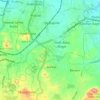 Bandlaguda mandal topographic map, elevation, terrain