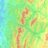 Winooski River topographic map, elevation, terrain
