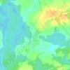 Околица topographic map, elevation, terrain