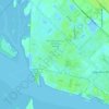 Cuartel XIV topographic map, elevation, terrain