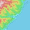 Wye River topographic map, elevation, terrain