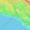 Grad Rijeka topographic map, elevation, terrain