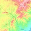 Rio Jaguarão topographic map, elevation, terrain