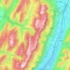 Réserve naturelle des Hauts de Chartreuse topographic map, elevation, terrain