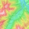 Telfes im Stubai topographic map, elevation, terrain