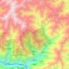 龙溪乡 topographic map, elevation, terrain