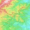 Alta Garrotxa-Massís de les Salines topographic map, elevation, terrain