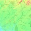 Nimba County topographic map, elevation, terrain