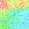 济源市 topographic map, elevation, terrain