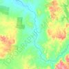 Bonshaw topographic map, elevation, terrain