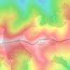 Lagos de Sisterna topographic map, elevation, terrain