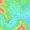 Lanzo Torinese topographic map, elevation, terrain