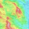 2nd district topographic map, elevation, terrain