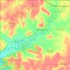 Town of Kinnickinnic topographic map, elevation, terrain