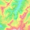 Adelboden topographic map, elevation, terrain