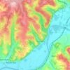 Mouzens topographic map, elevation, terrain