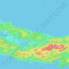 Općina Blato topographic map, elevation, terrain