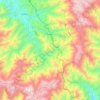 Yangana topographic map, elevation, terrain
