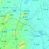 津市市 topographic map, elevation, terrain
