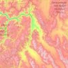 Lemhi County topographic map, elevation, terrain