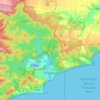 Anglesea topographic map, elevation, terrain