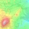 Meru County topographic map, elevation, terrain
