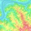 Municipio de Corpus Christi topographic map, elevation, terrain